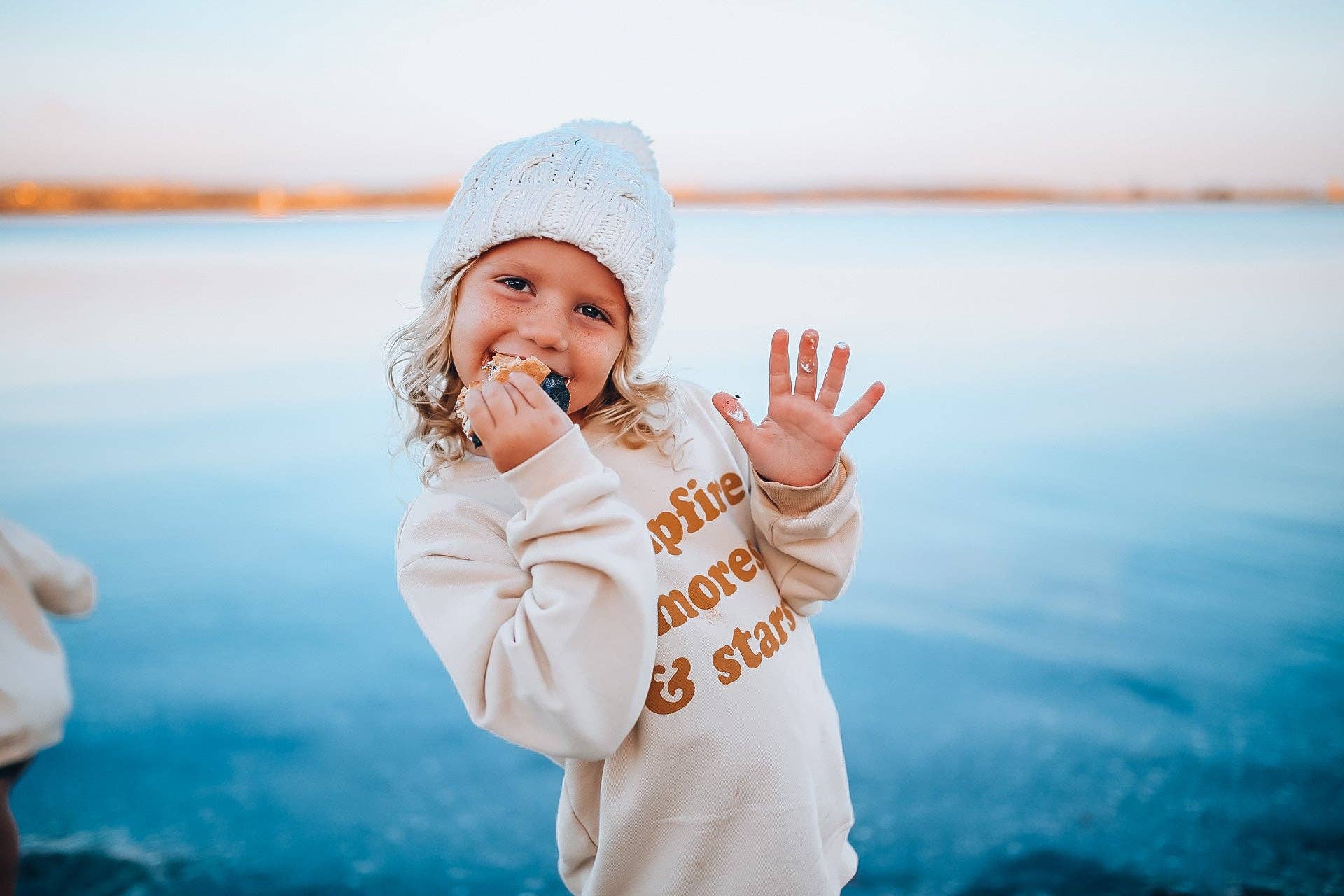 CAMPFIRE S'MORES & STARS  pullover | oversized drop shoulder | KIDS