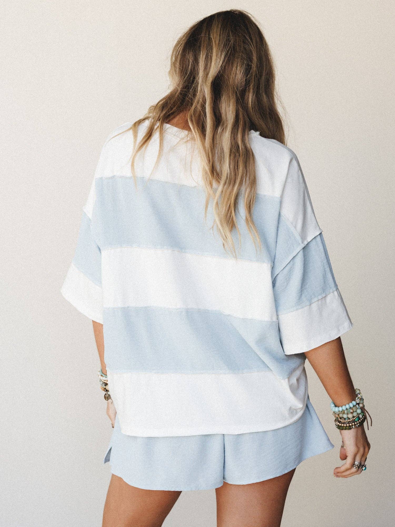 Perfect Match Set - Sky Blue Ivory: Sky Blue Ivory / L