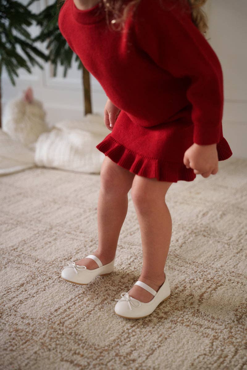 Knit Ruffle Skirt Set