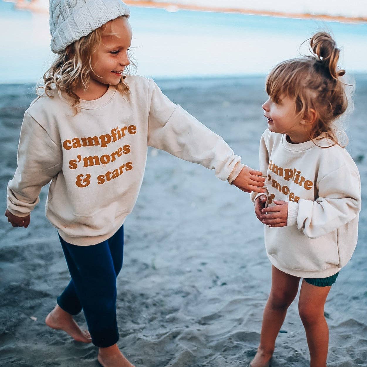 CAMPFIRE S'MORES & STARS  pullover | oversized drop shoulder | KIDS