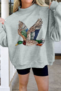 LAS Western Mallard Printed Mock Neck Sweatshirt (S-XL)