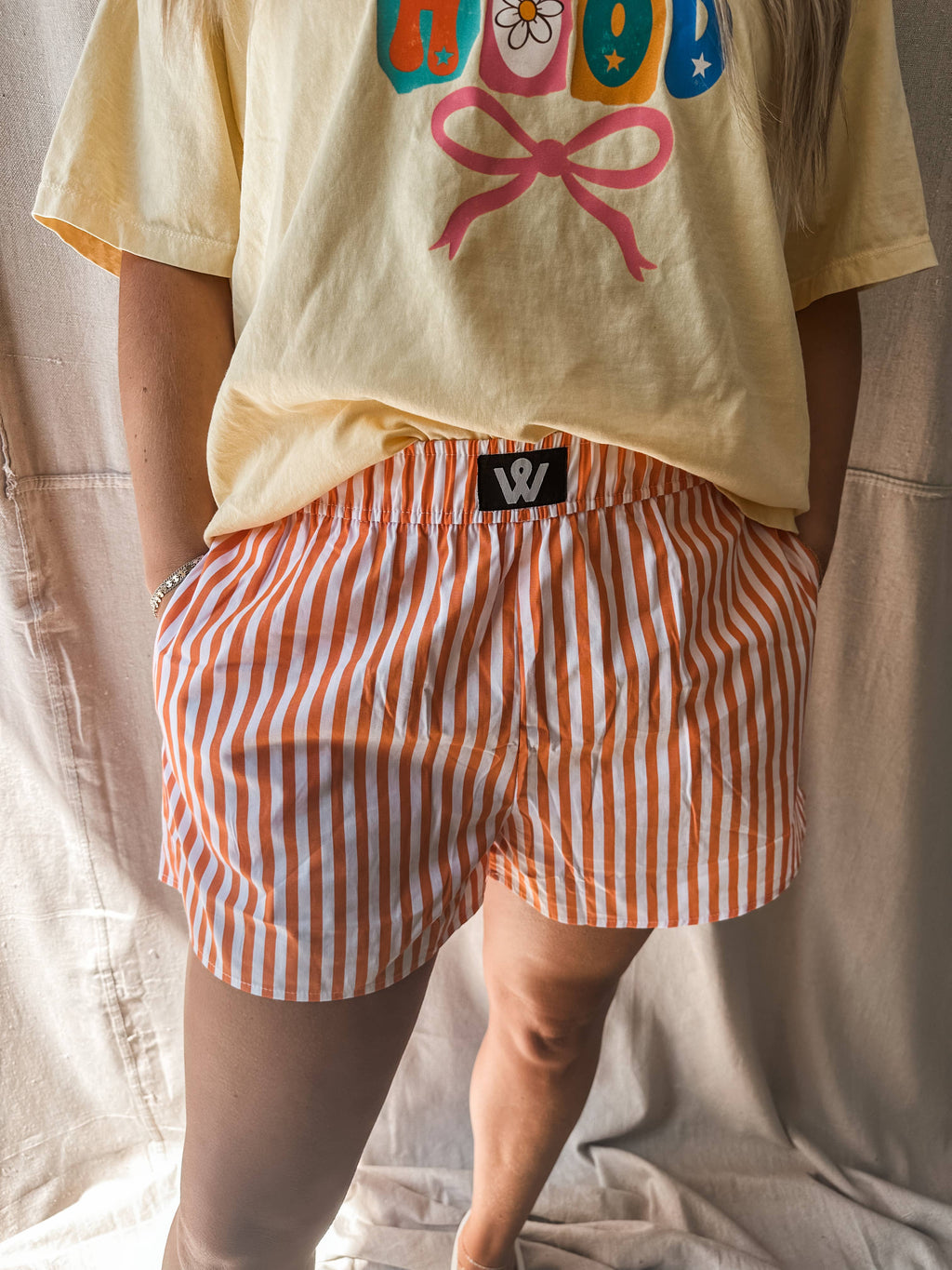 Striped Boxer Shorts – Gameday & Everyday Lounge Shorts: Black / S