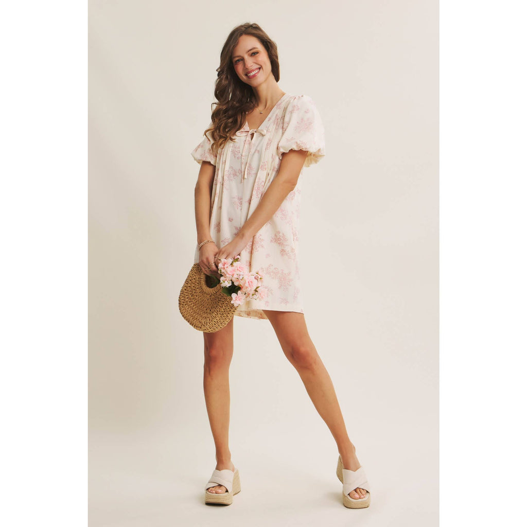 BLENDING CLASSIC WITH EASY SHAPE PLEATED TOILE ROMPER: NAVY BLUE / S