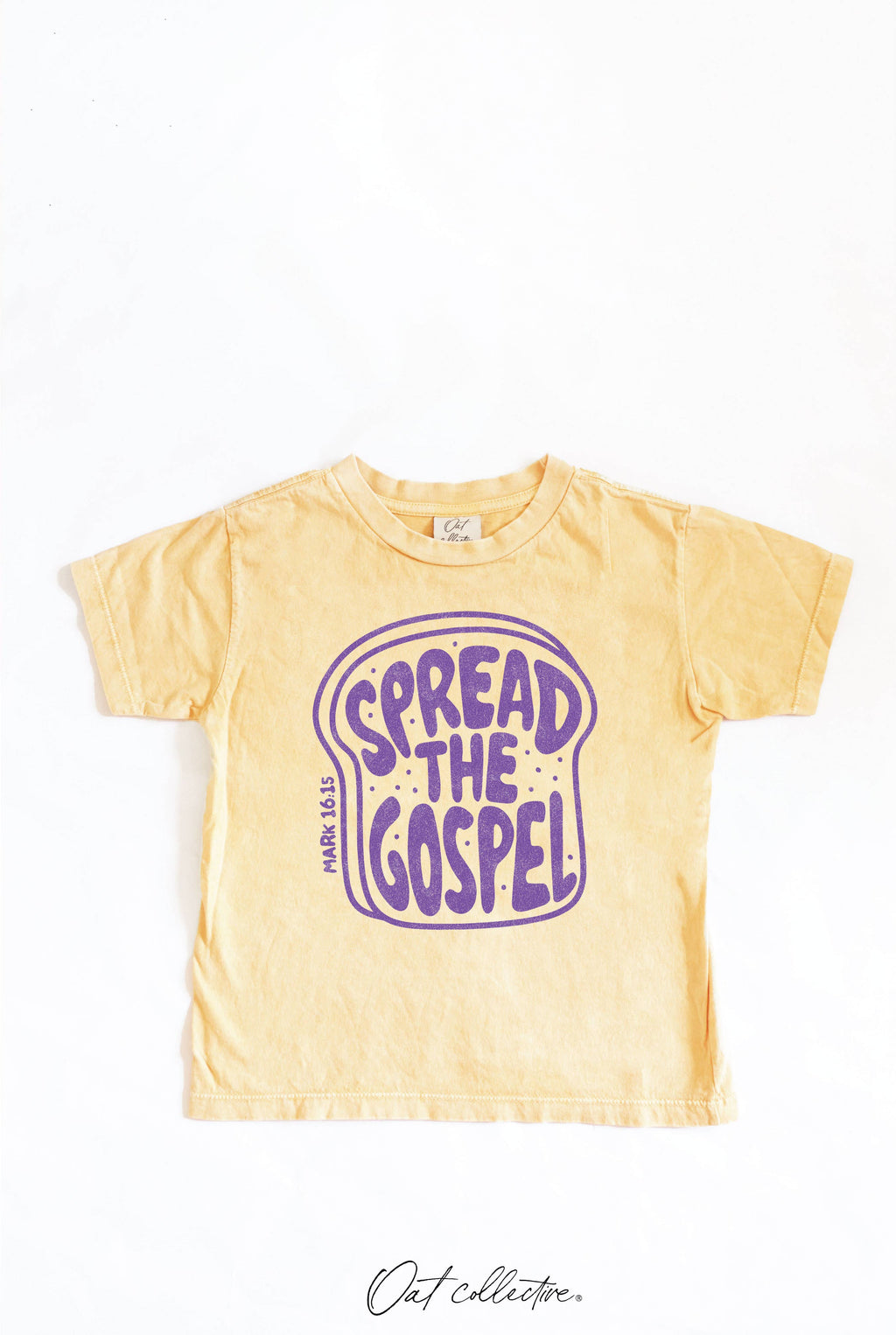 SPREAD THE GOSPEL Toddler Washed Graphic Top