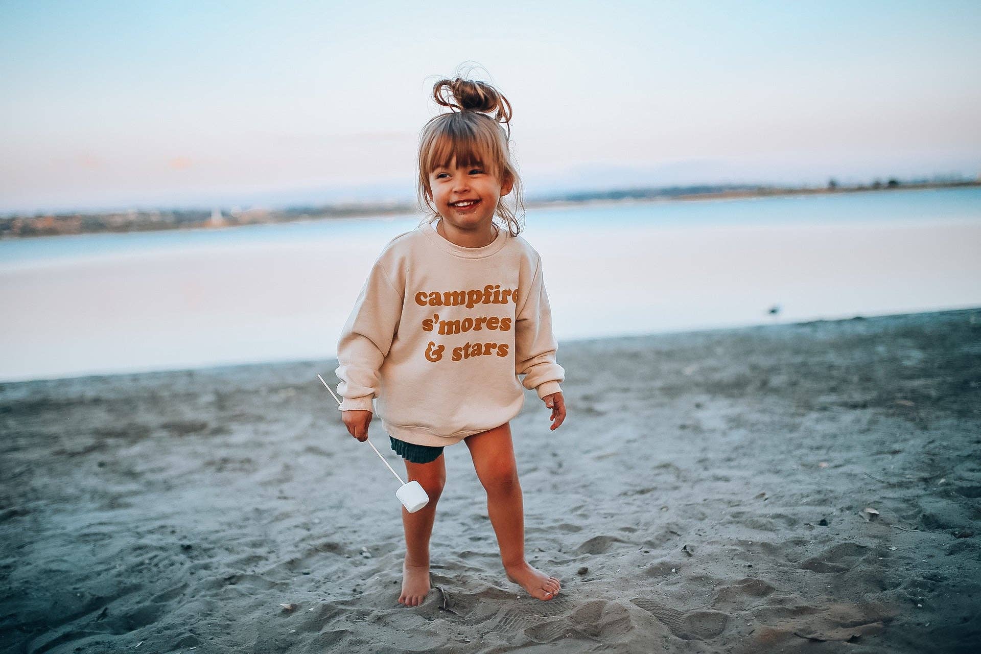 CAMPFIRE S'MORES & STARS  pullover | oversized drop shoulder | KIDS