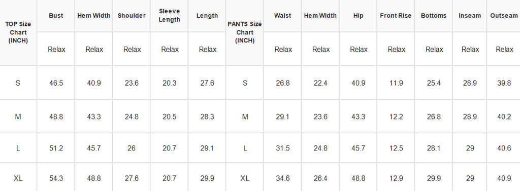 LAS Striped Mock Neck Casual Pants Set (S-XL)