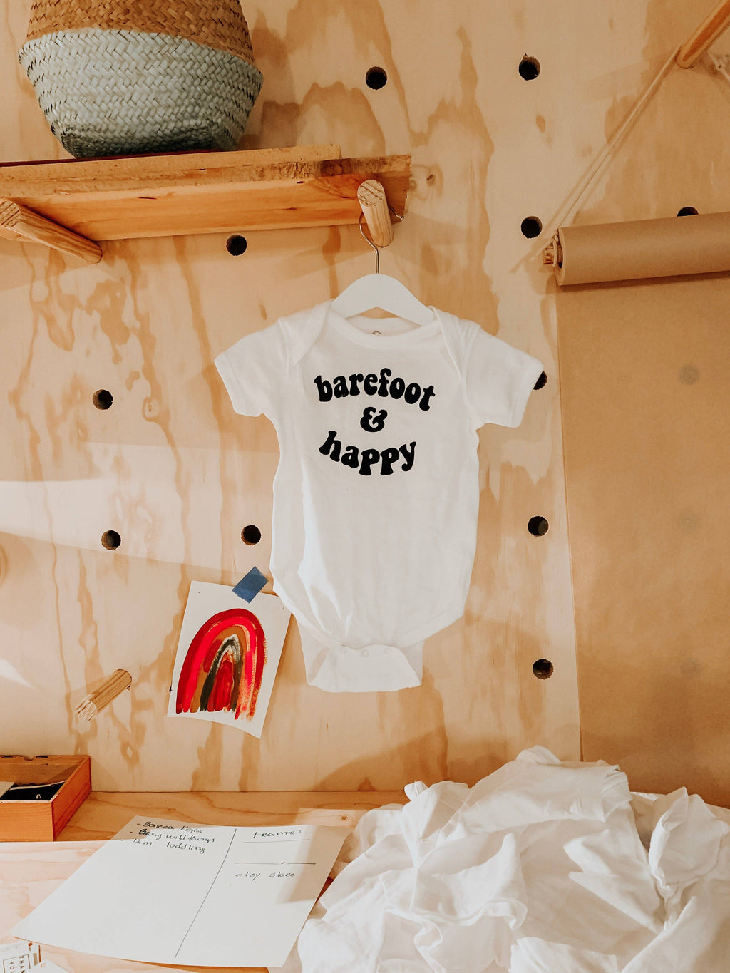 BAREFOOT & HAPPY | Kids Tee