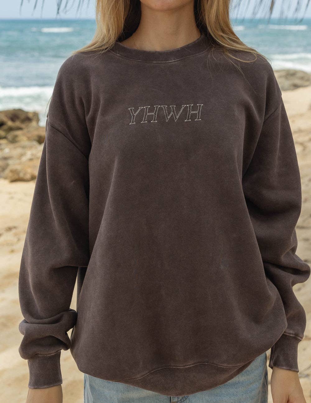 YHWH Unisex Crewneck: M