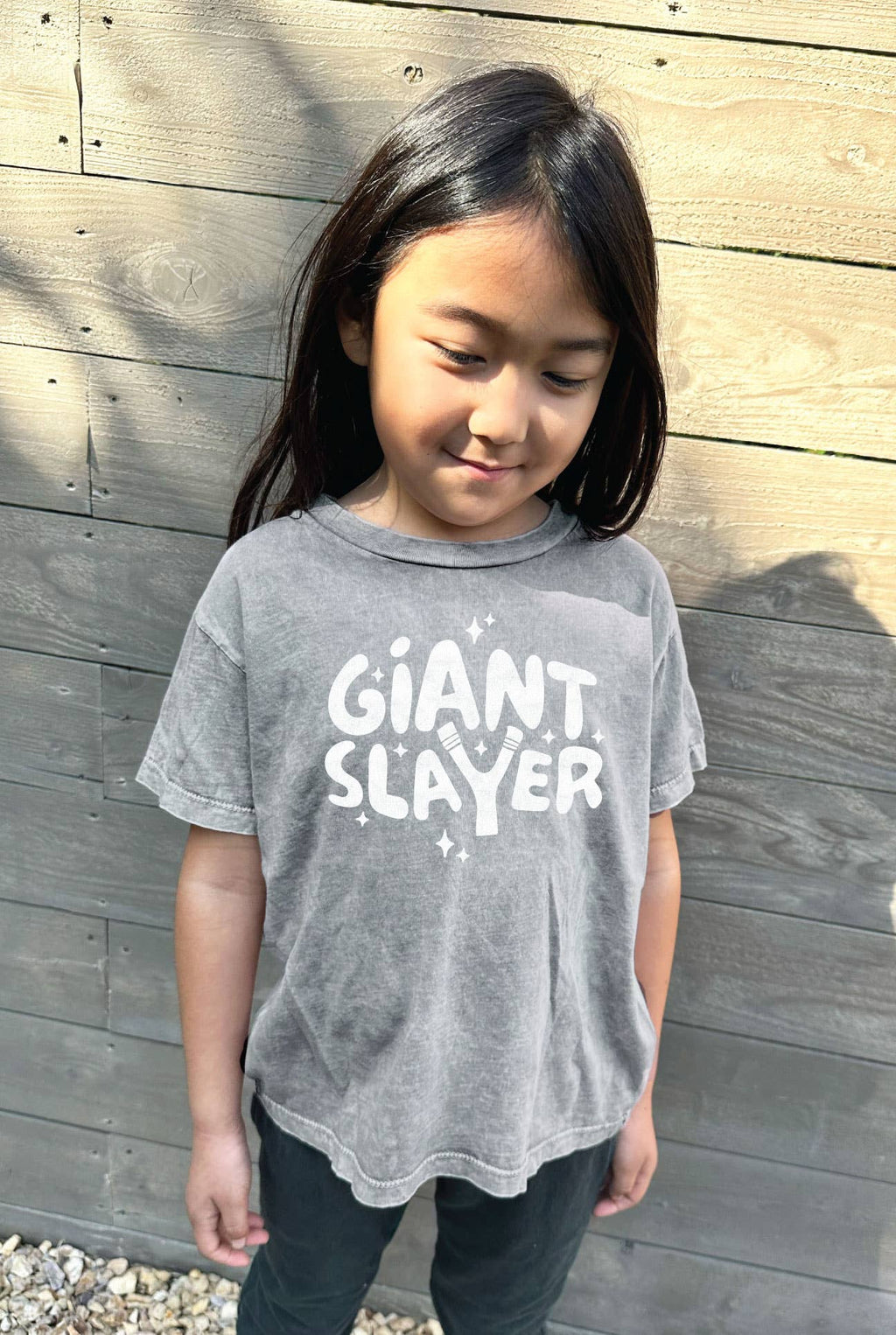 GIANT SLAYER Toddler Washed Graphic Top