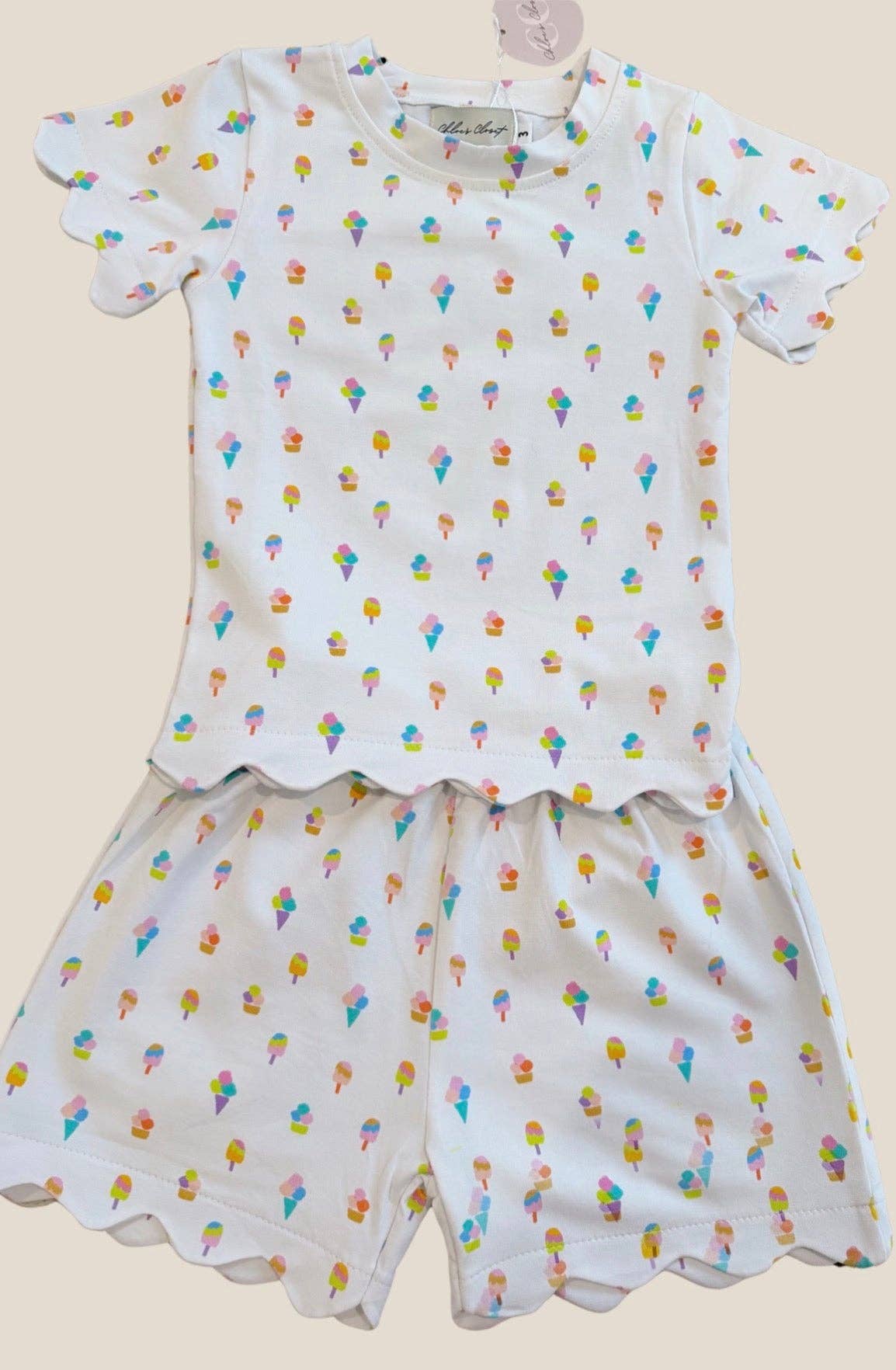 Gail’s Scoop Scalloped Set: 2T