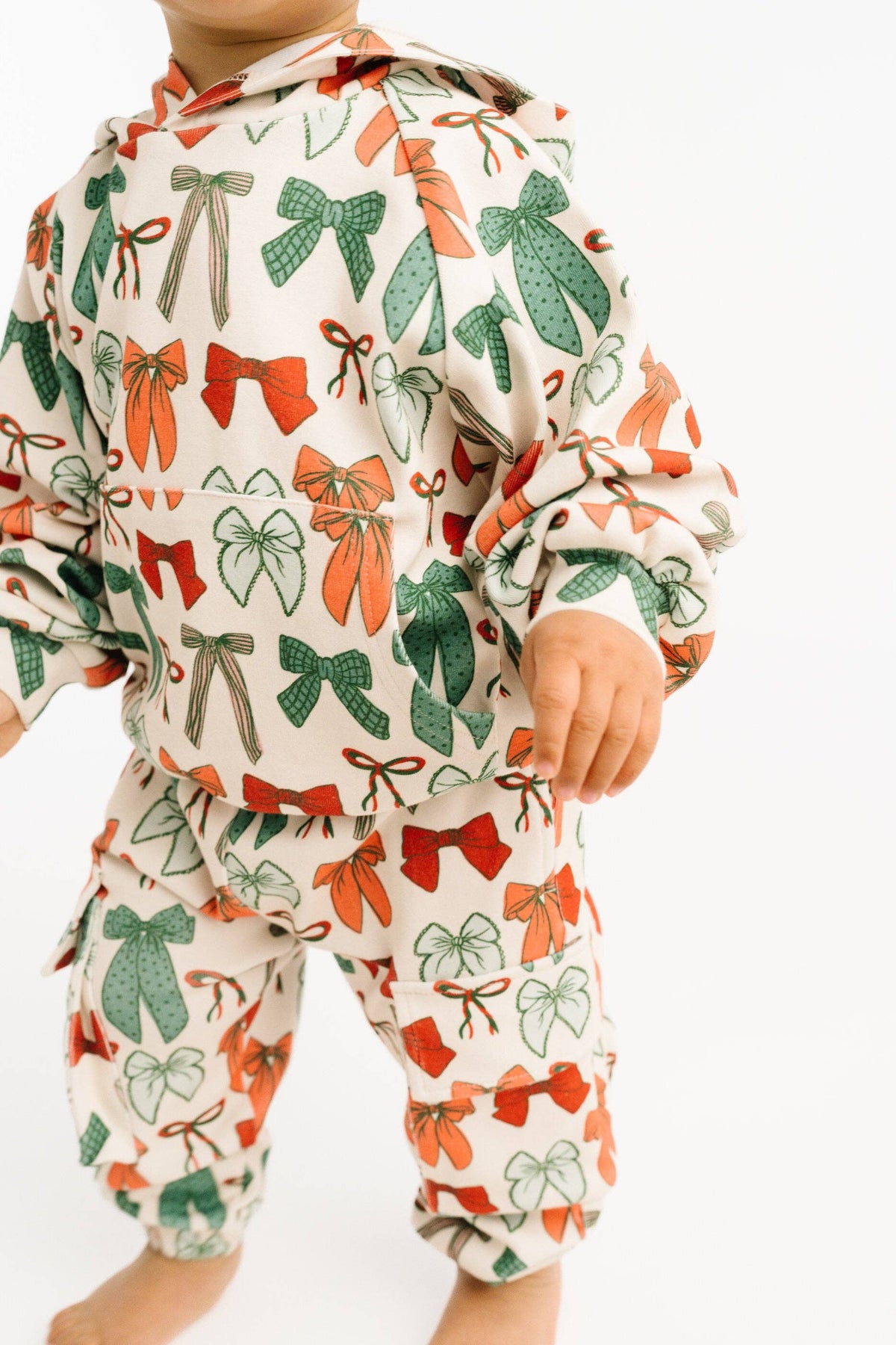 Merry Bows Cargo Hoodie Set