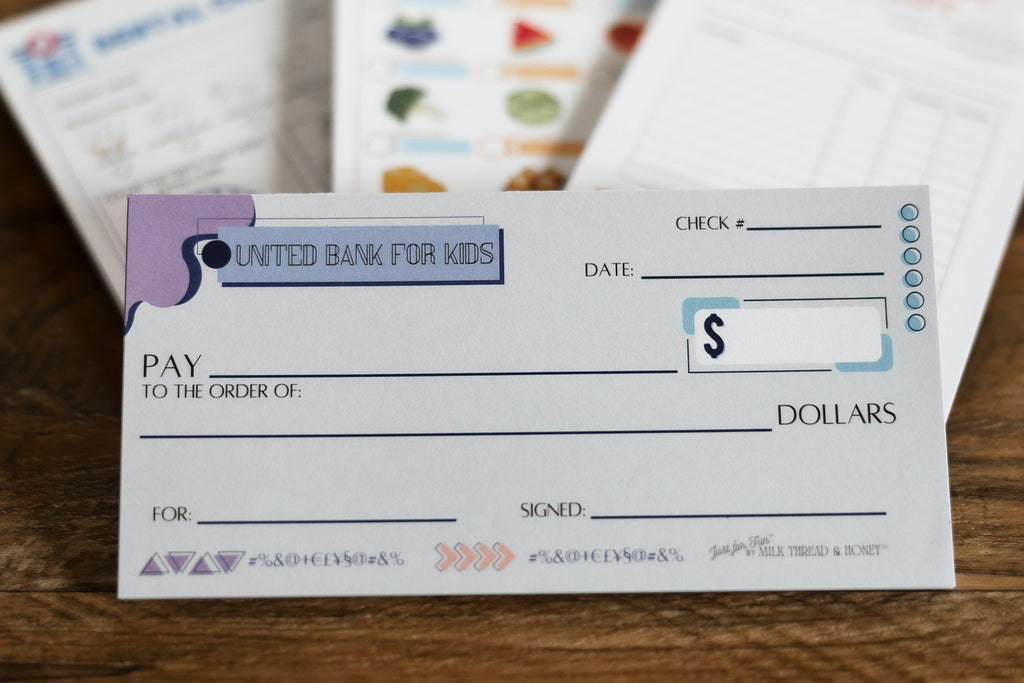 Dentist, Shop Owner, Farmer's Market, Beauty Salon - Set of 5 Pretend Play Notepads