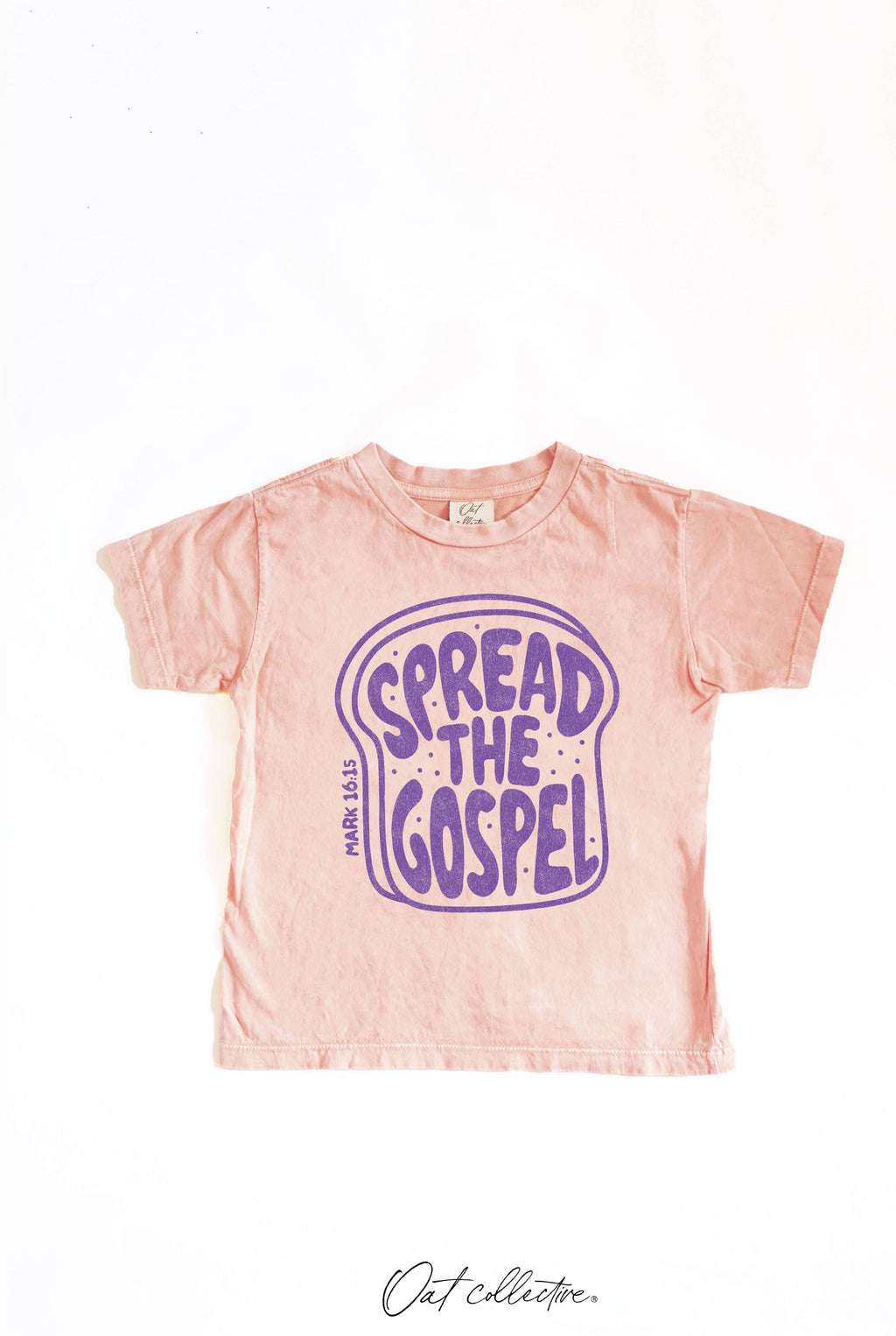 SPREAD THE GOSPEL Toddler Washed Graphic Top