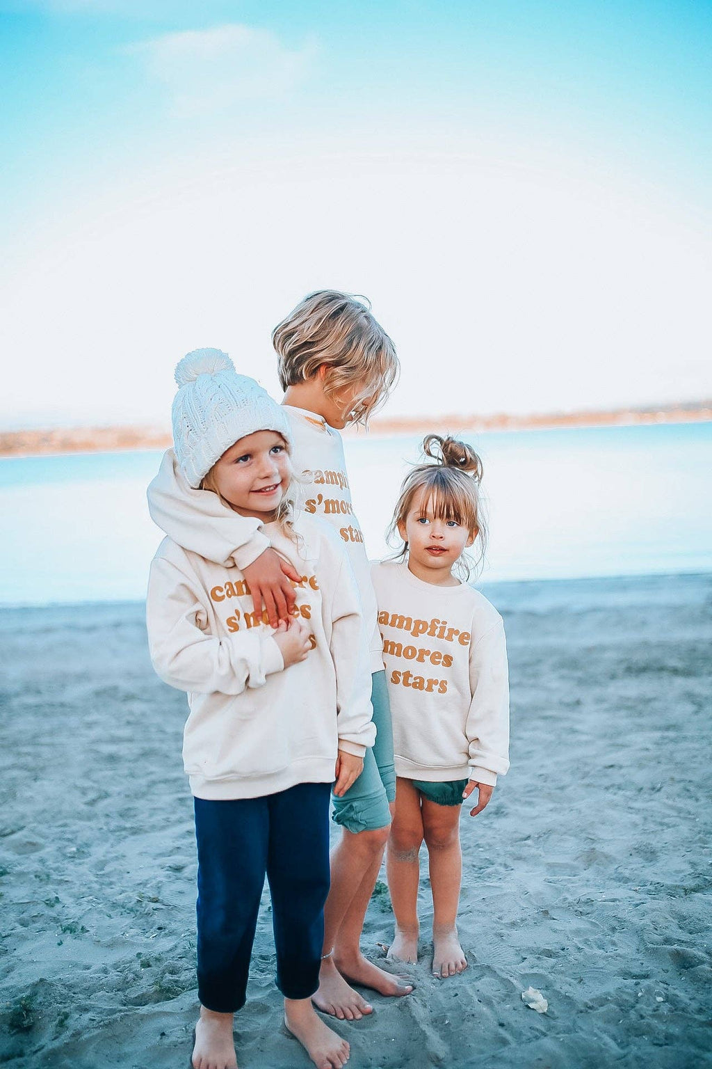 CAMPFIRE S'MORES & STARS  pullover | oversized drop shoulder | KIDS