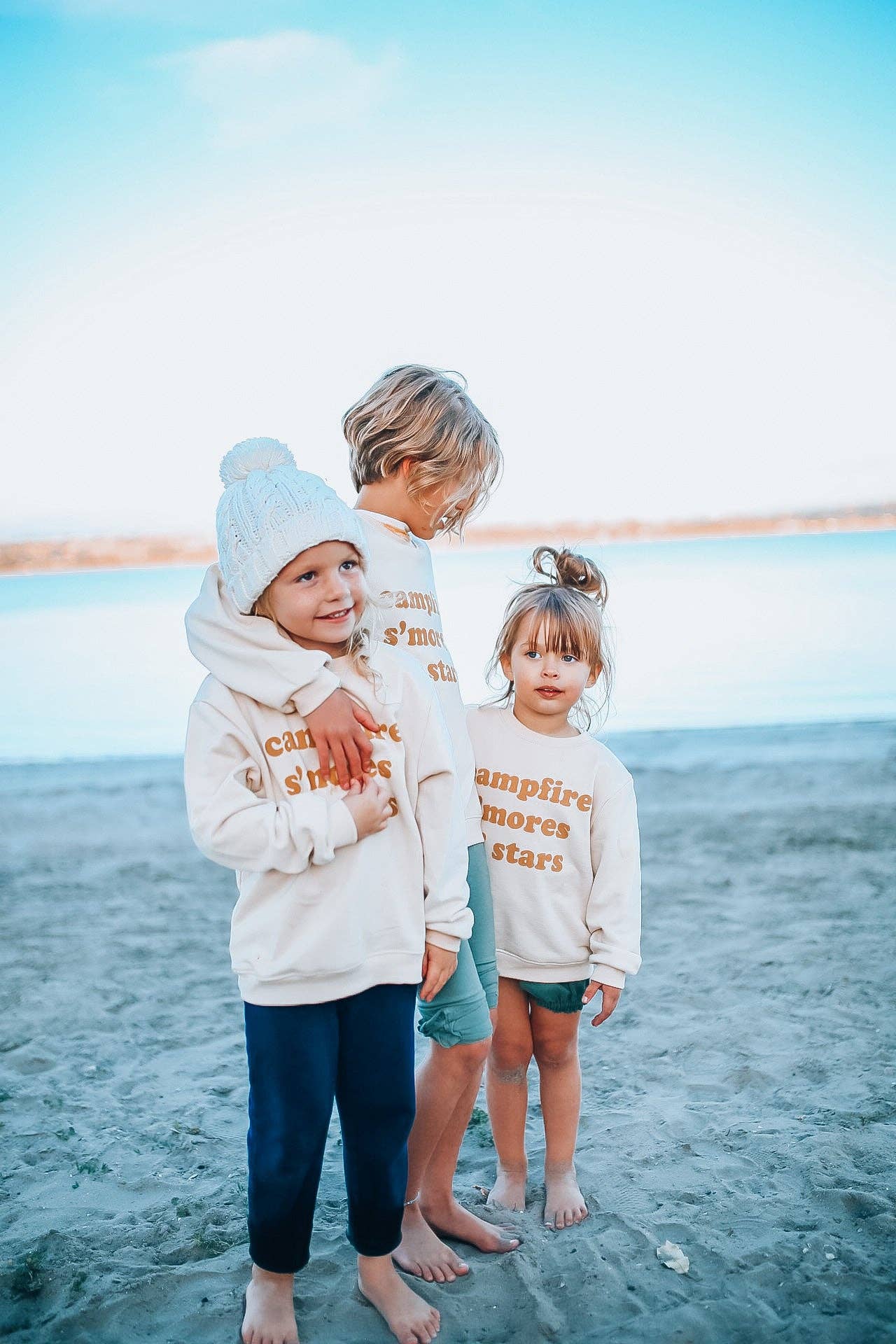 CAMPFIRE S'MORES & STARS  pullover | oversized drop shoulder | KIDS