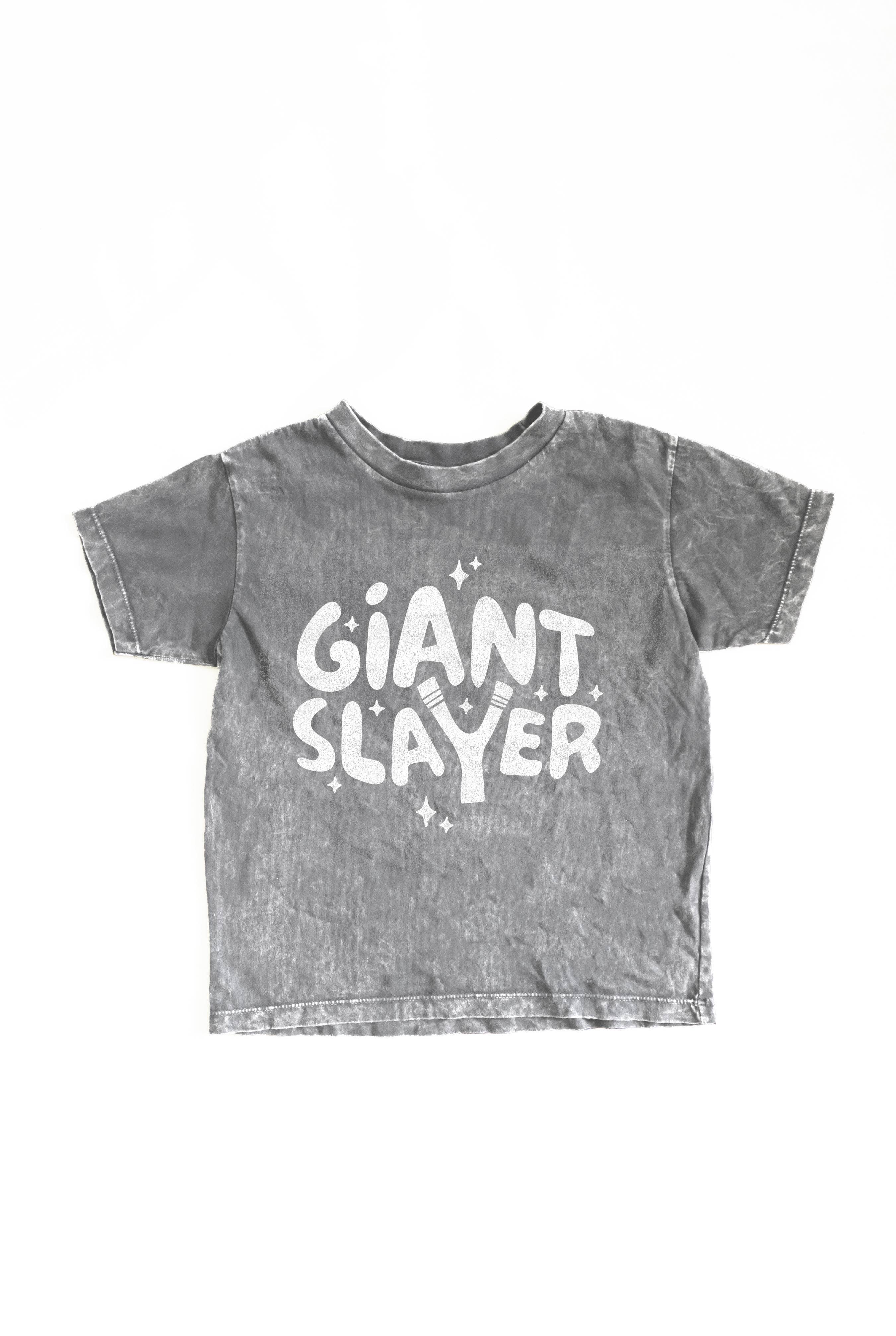 GIANT SLAYER Toddler Washed Graphic Top