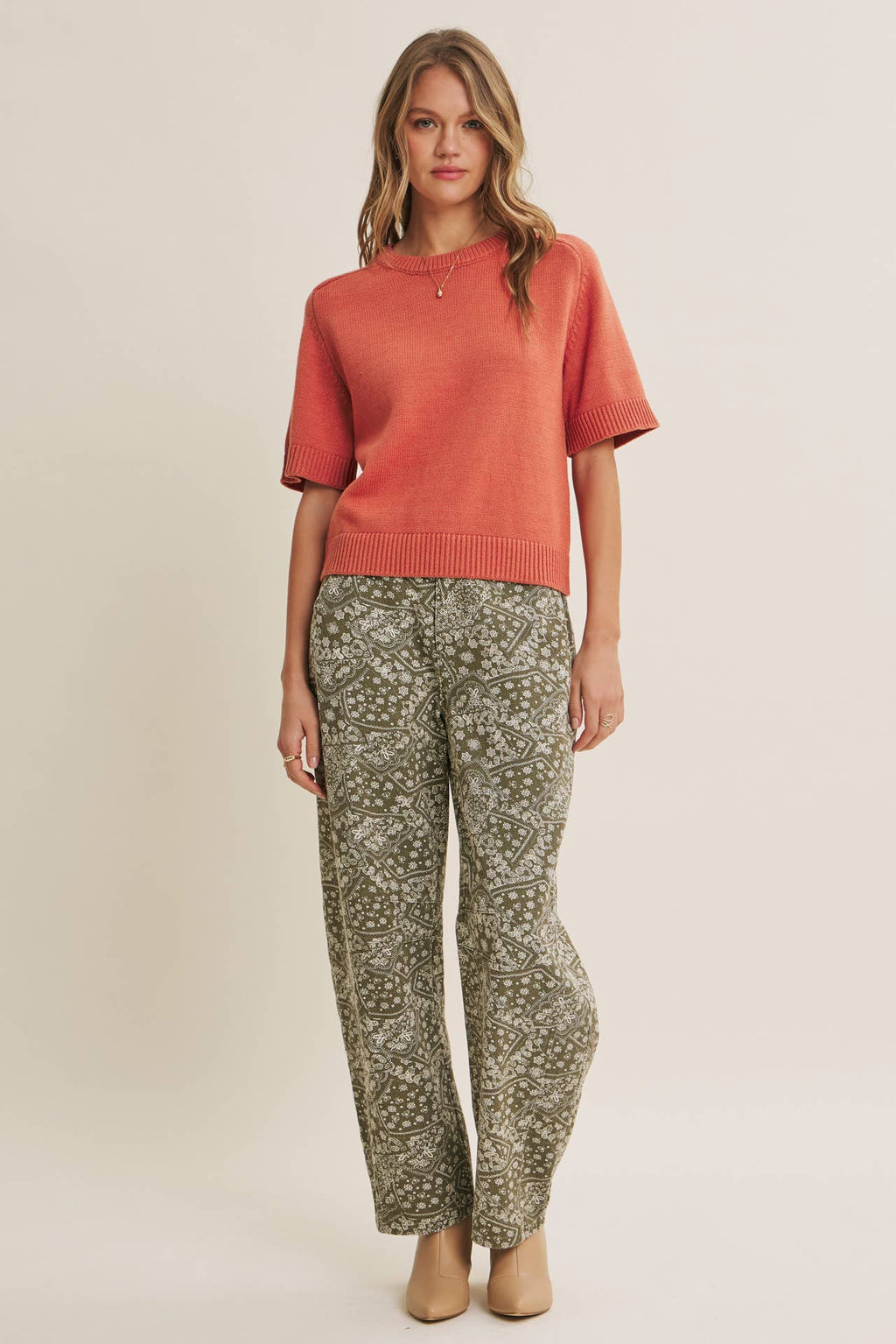 YEAR-ROUND ESSENTIAL SOFT SWEATER TOP WITH RAGLAN SLEEVES