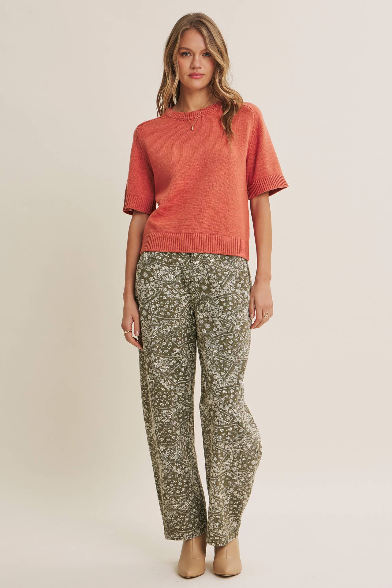 YEAR-ROUND ESSENTIAL SOFT SWEATER TOP WITH RAGLAN SLEEVES