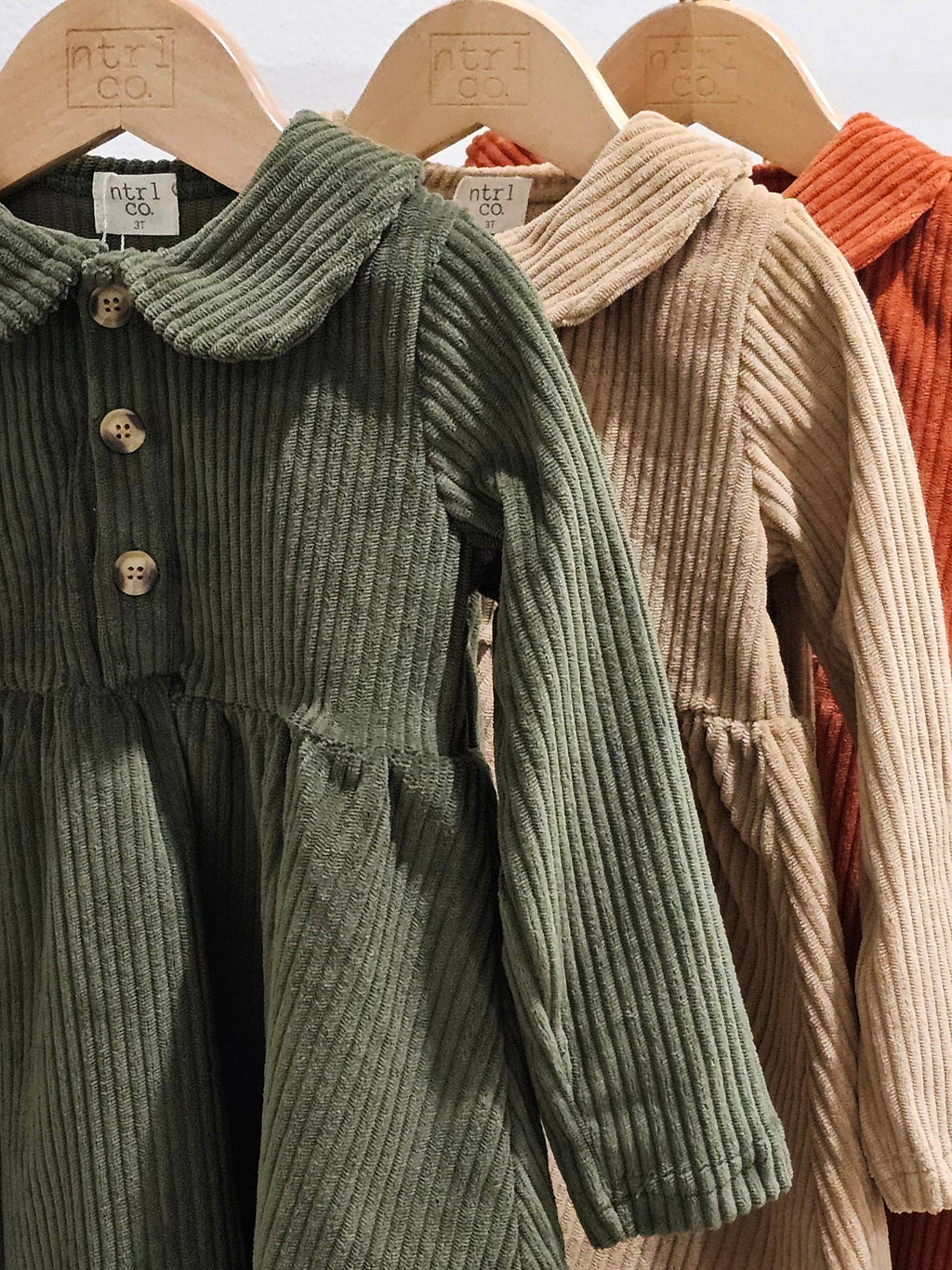 Corduroy Long Sleeve Dress w/Biker Short | Must-Have Piece