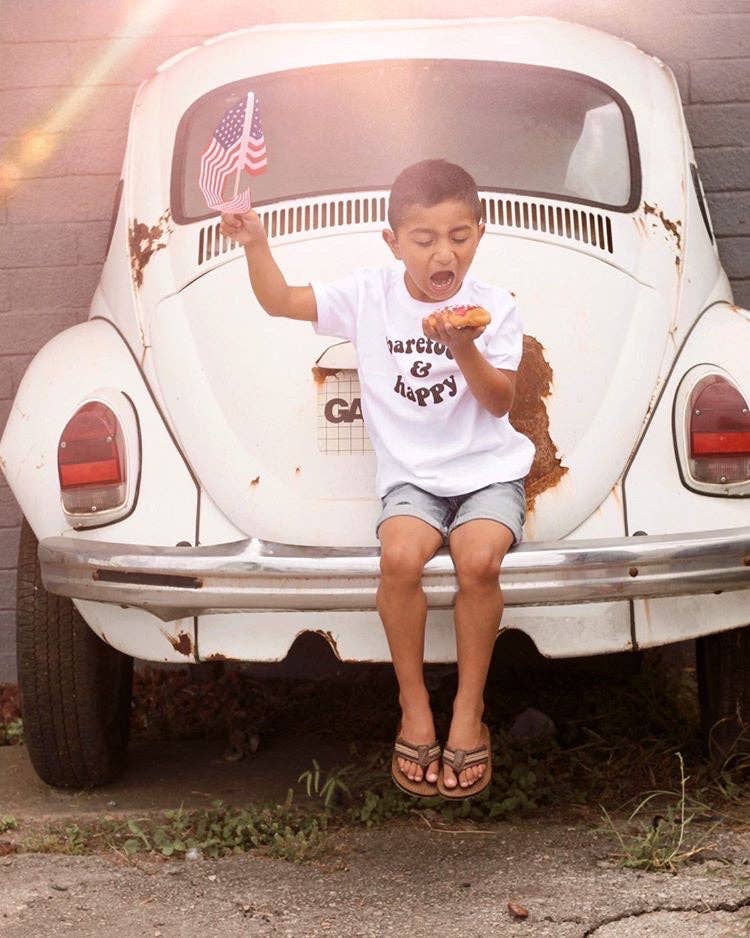 BAREFOOT & HAPPY | Kids Tee