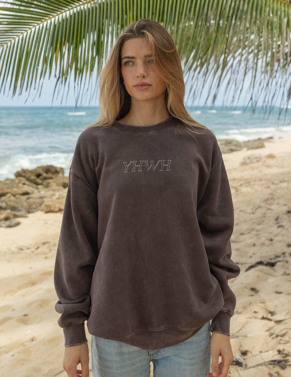 YHWH Unisex Crewneck: L